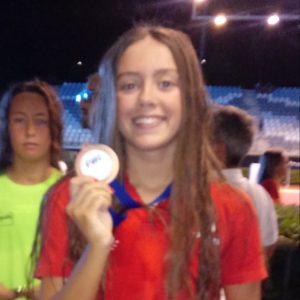 Viola Spoliti - Viola Spoliti bronzo negli 800 e 1500mt stile libero